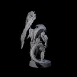 Spikey Sahuagin Attacker D Miniature for Dungeons and Dragons, Pathfinder or other TTRPGs