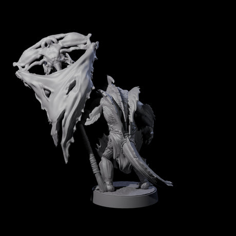 Spikey Sahuagin Attacker D Miniature for Dungeons and Dragons, Pathfinder or other TTRPGs