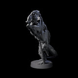 Spikey Sahuagin Attacker D Miniature for Dungeons and Dragons, Pathfinder or other TTRPGs