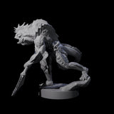 Spikey Sahuagin Attacker E Miniature for Dungeons and Dragons, Pathfinder or other TTRPGs