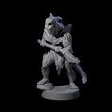 Spikey Sahuagin Attacker F Miniature for Dungeons and Dragons, Pathfinder or other TTRPGs