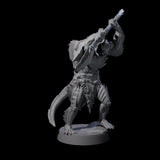 Spikey Sahuagin Attacker G Miniature for Dungeons and Dragons, Pathfinder or other TTRPGs