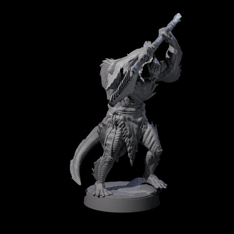 Spikey Sahuagin Attacker G Miniature for Dungeons and Dragons, Pathfinder or other TTRPGs