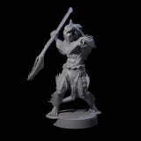 Spikey Sahuagin Attacker H Miniature for Dungeons and Dragons, Pathfinder or other TTRPGs