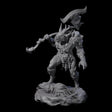 Spiky Dragonborn Barbarian Miniature for Dungeons and Dragons, Pathfinder or other TTRPGs