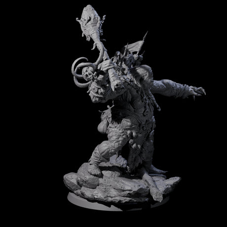 Spiky Hill Giant Matron A Miniature for Dungeons and Dragons, Pathfinder or other TTRPGs