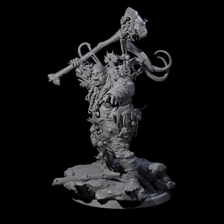 Spiky Hill Giant Matron A Miniature for Dungeons and Dragons, Pathfinder or other TTRPGs