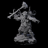 Spiky Hill Giant Matron A Miniature for Dungeons and Dragons, Pathfinder or other TTRPGs