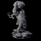 Spiky Hill Giant Matron B Miniature for Dungeons and Dragons, Pathfinder or other TTRPGs