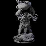 Spiky Hill Giant Matron B Miniature for Dungeons and Dragons, Pathfinder or other TTRPGs