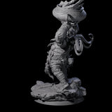 Spiky Hill Giant Matron B Miniature for Dungeons and Dragons, Pathfinder or other TTRPGs