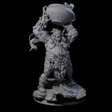 Spiky Hill Giant Matron B Miniature for Dungeons and Dragons, Pathfinder or other TTRPGs
