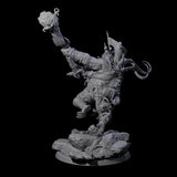 Spiky Hill Giant Matron C Miniature for Dungeons and Dragons, Pathfinder or other TTRPGs
