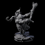 Spiky Hill Giant Matron C Miniature for Dungeons and Dragons, Pathfinder or other TTRPGs
