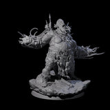 Spiky Hill Giant Matron D Miniature for Dungeons and Dragons, Pathfinder or other TTRPGs