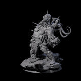 Spiky Hill Giant Matron D Miniature for Dungeons and Dragons, Pathfinder or other TTRPGs