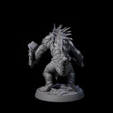 Spiky Lizardfolk A Miniature for Dungeons and Dragons, Pathfinder or other TTRPGs