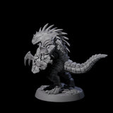Spiky Lizardfolk A Miniature for Dungeons and Dragons, Pathfinder or other TTRPGs