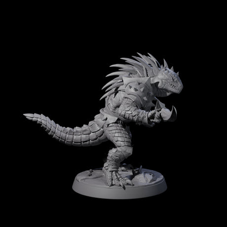 Spiky Lizardfolk C Miniature for Dungeons and Dragons, Pathfinder or other TTRPGs