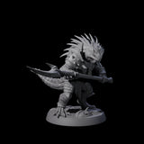 Spiky Lizardfolk C Miniature for Dungeons and Dragons, Pathfinder or other TTRPGs