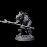 Spiky Lizardfolk C Miniature for Dungeons and Dragons, Pathfinder or other TTRPGs