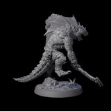 Spiky Lizardfolk D Miniature for Dungeons and Dragons, Pathfinder or other TTRPGs