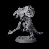 Spiky Lizardfolk D Miniature for Dungeons and Dragons, Pathfinder or other TTRPGs