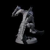 Spiky Lizardfolk D Miniature for Dungeons and Dragons, Pathfinder or other TTRPGs