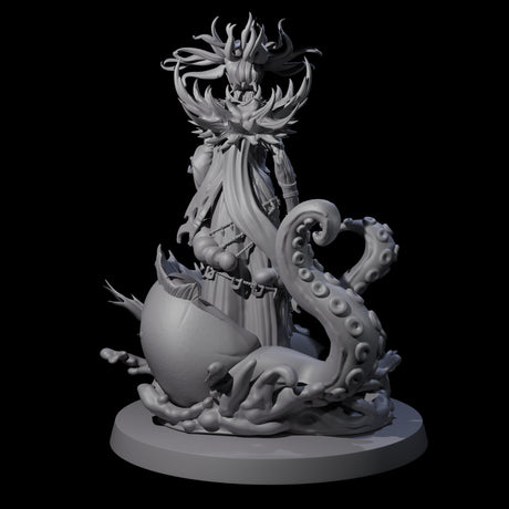 Spiky Misteress of the Sea Miniature for Dungeons and Dragons, Pathfinder or other TTRPGs