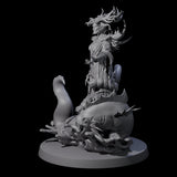 Spiky Misteress of the Sea Miniature for Dungeons and Dragons, Pathfinder or other TTRPGs