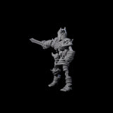 Spiky Skeleton Warrior A Miniature for Dungeons and Dragons, Pathfinder or other TTRPGs