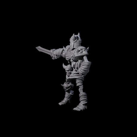 Spiky Skeleton Warrior A Miniature for Dungeons and Dragons, Pathfinder or other TTRPGs