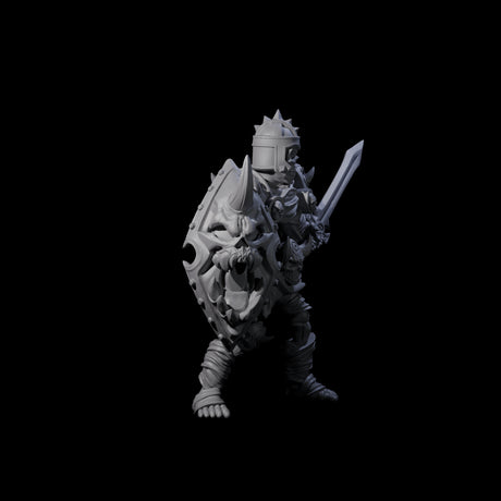 Spiky Skeleton Warrior B Miniature for Dungeons and Dragons, Pathfinder or other TTRPGs