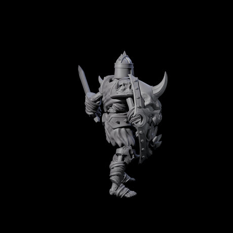 Spiky Skeleton Warrior B Miniature for Dungeons and Dragons, Pathfinder or other TTRPGs