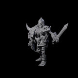 Spiky Skeleton Warrior B Miniature for Dungeons and Dragons, Pathfinder or other TTRPGs