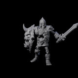 Spiky Skeleton Warrior B Miniature for Dungeons and Dragons, Pathfinder or other TTRPGs