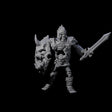 Spiky Skeleton Warrior B Miniature for Dungeons and Dragons, Pathfinder or other TTRPGs