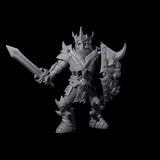 Spiky Skeleton Warrior C Miniature for Dungeons and Dragons, Pathfinder or other TTRPGs