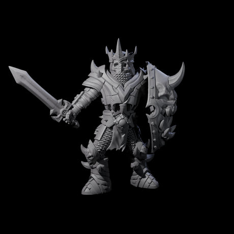 Spiky Skeleton Warrior C Miniature for Dungeons and Dragons, Pathfinder or other TTRPGs