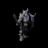 Spiky Skeleton Warrior C Miniature for Dungeons and Dragons, Pathfinder or other TTRPGs