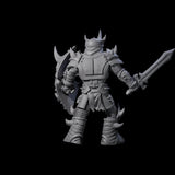 Spiky Skeleton Warrior C Miniature for Dungeons and Dragons, Pathfinder or other TTRPGs
