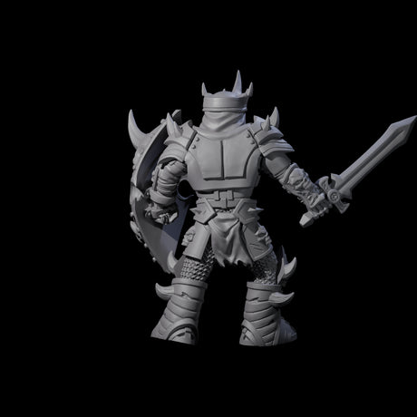 Spiky Skeleton Warrior C Miniature for Dungeons and Dragons, Pathfinder or other TTRPGs
