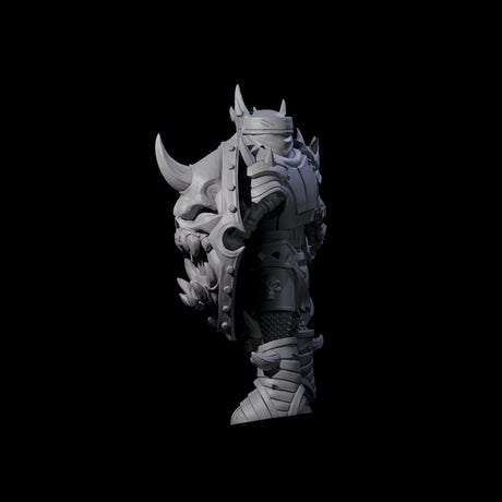 Spiky Skeleton Warrior C Miniature for Dungeons and Dragons, Pathfinder or other TTRPGs