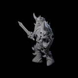 Spiky Skeleton Warrior C Miniature for Dungeons and Dragons, Pathfinder or other TTRPGs