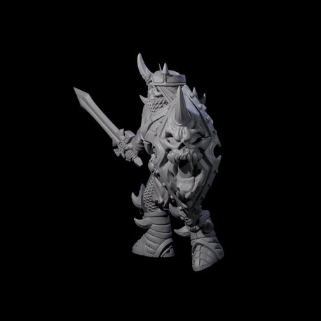 Spiky Skeleton Warrior C Miniature for Dungeons and Dragons, Pathfinder or other TTRPGs