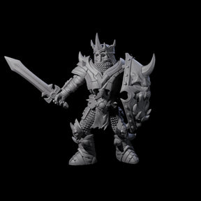 Spiky Skeleton Warrior C Miniature for Dungeons and Dragons, Pathfinder or other TTRPGs