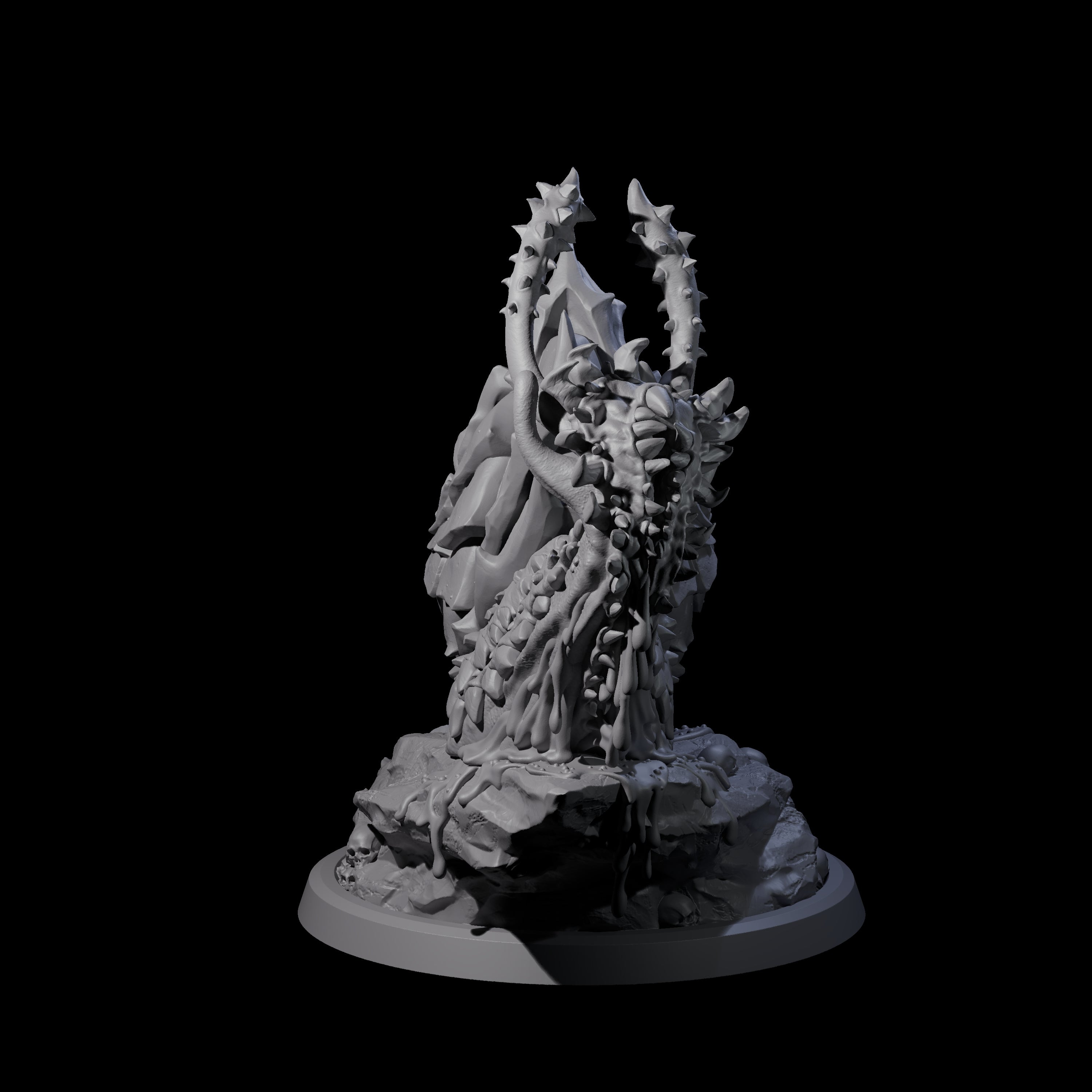 Spiky Snail Miniature for Dungeons and Dragons, Pathfinder or other TTRPGs