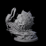 Spiky Snail Miniature for Dungeons and Dragons, Pathfinder or other TTRPGs