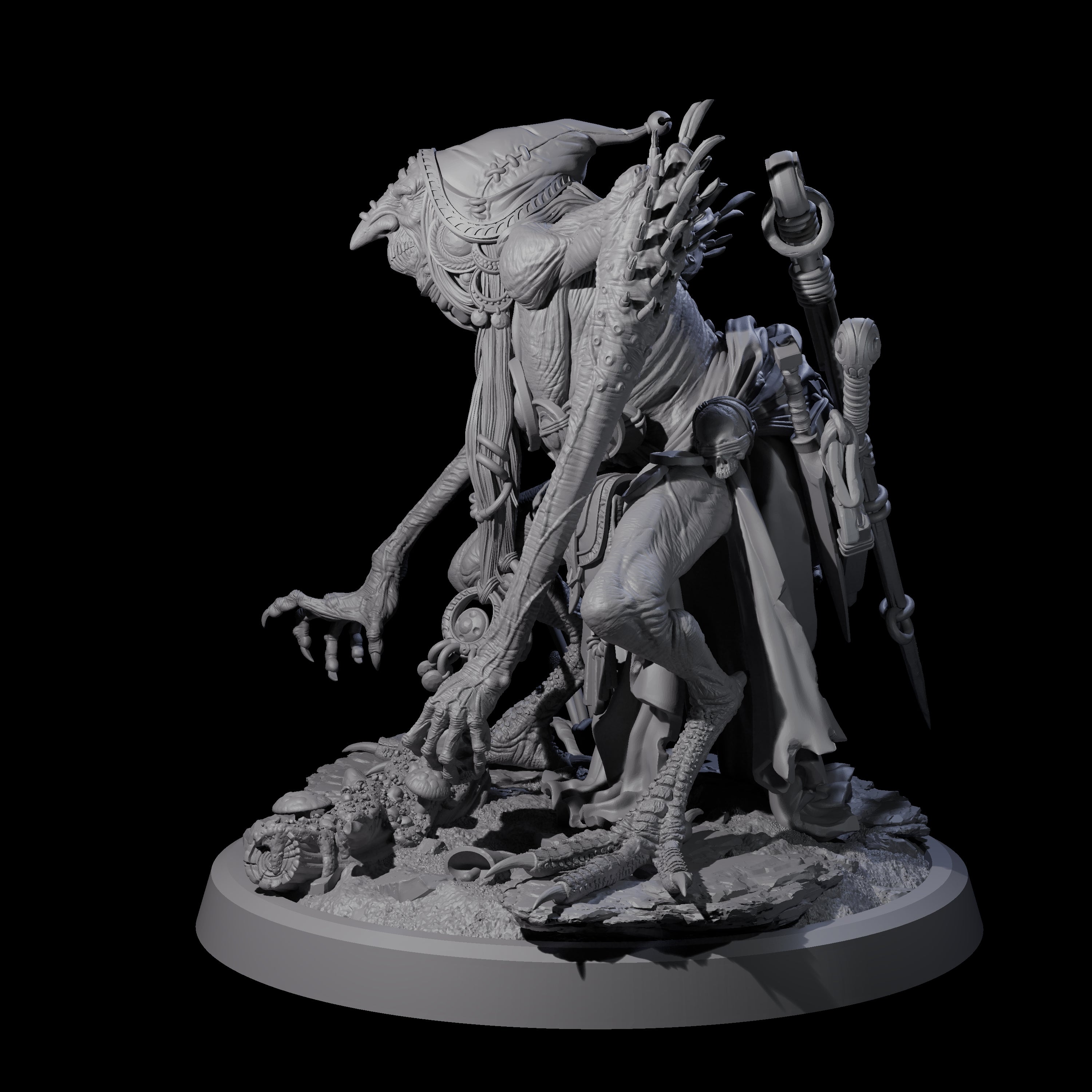 Spindly Forest Hag C Miniature for Dungeons and Dragons, Pathfinder or other TTRPGs