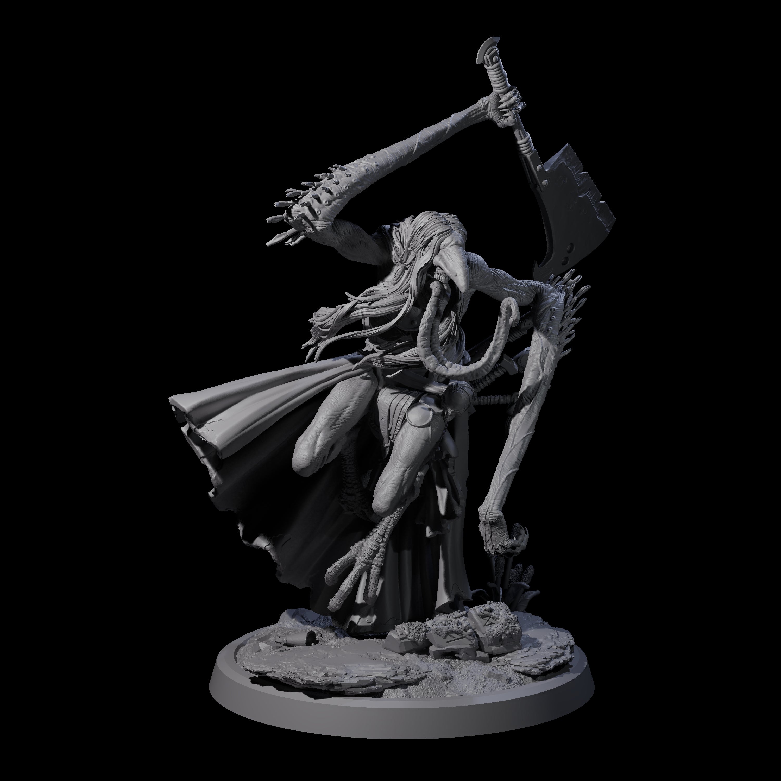 Spindly Forest Hag D Miniature for Dungeons and Dragons, Pathfinder or other TTRPGs